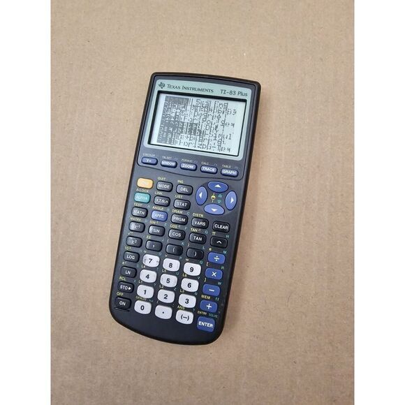 Texas Instruments TI-83 Plus Graphing Calculator w/cover. Not Working - Picture 4 of 6